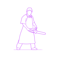 Pop Culture Horror Movie Characters Leatherface Vinyl Svg File, Free Vectors File